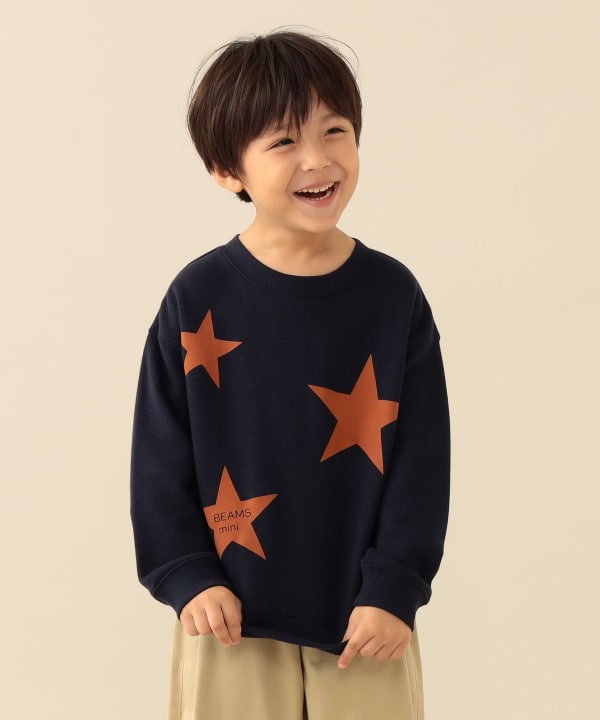 星 フロッキー スウェット プルオーバー 2026FW （90～150cm） Model：H112（cm）Size：110