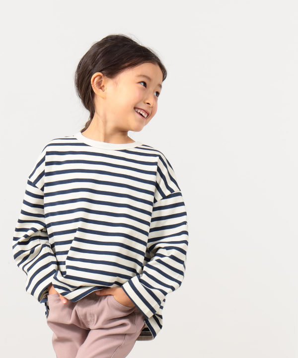 通販激安】 beams kids 130 ボーダーロンＴ econet.bi