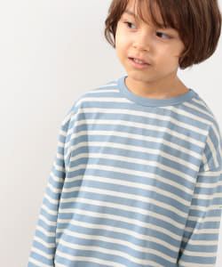 BEAMS mini / 童裝 橫條紋 長袖 T恤（90～140cm）