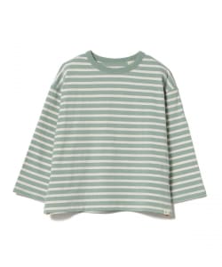 BEAMS mini / 童裝 條紋 寬鬆 T恤 (90～150cm)