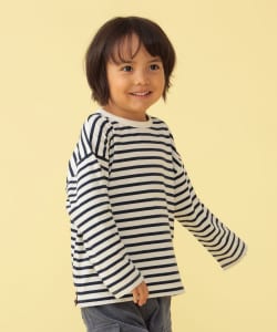 BEAMS mini / 童裝 橫條紋 長袖 T恤 23FW（90～150cm）