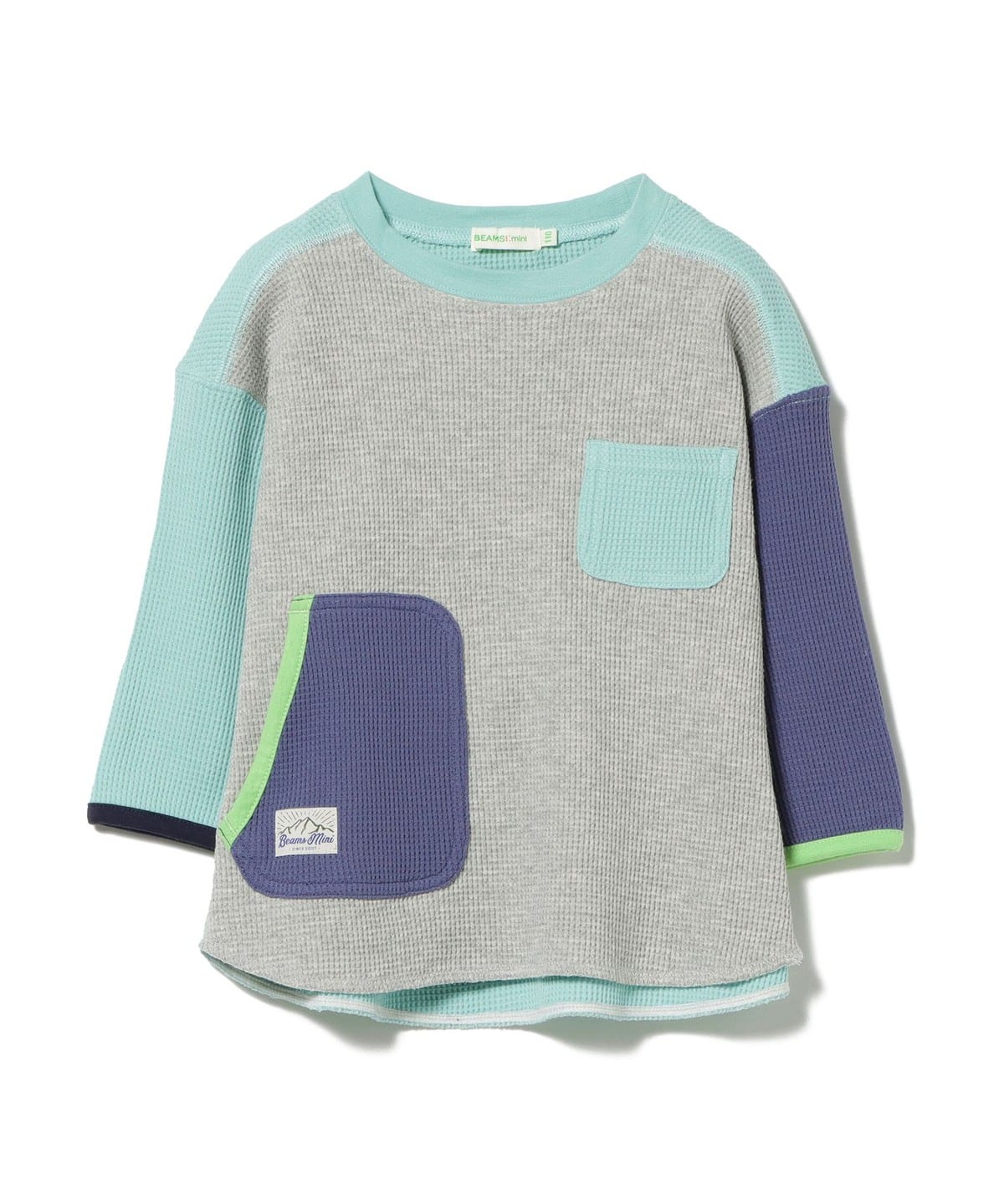 BEAMS mini（ビームス ミニ）BEAMS mini / クレイジー 切替 ワッフル T