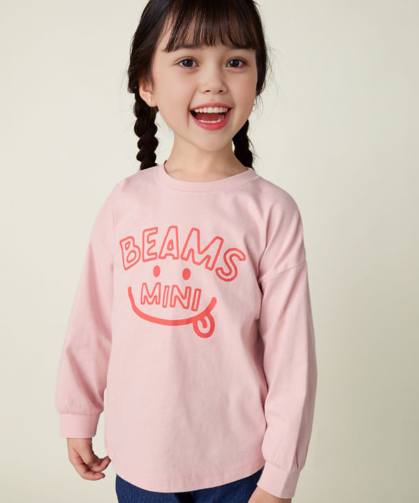 BEAMS mini（ビームス ミニ）スマイルロゴ ビッグ ロング