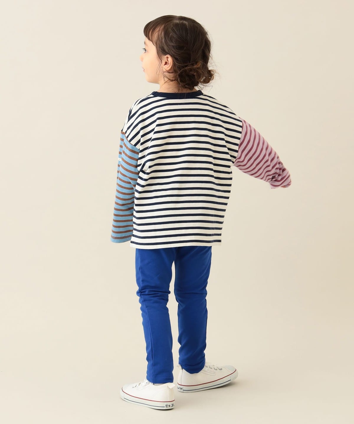 BEAMS mini（ビームス ミニ）ボーダー ロングスリーブ Tシャツ