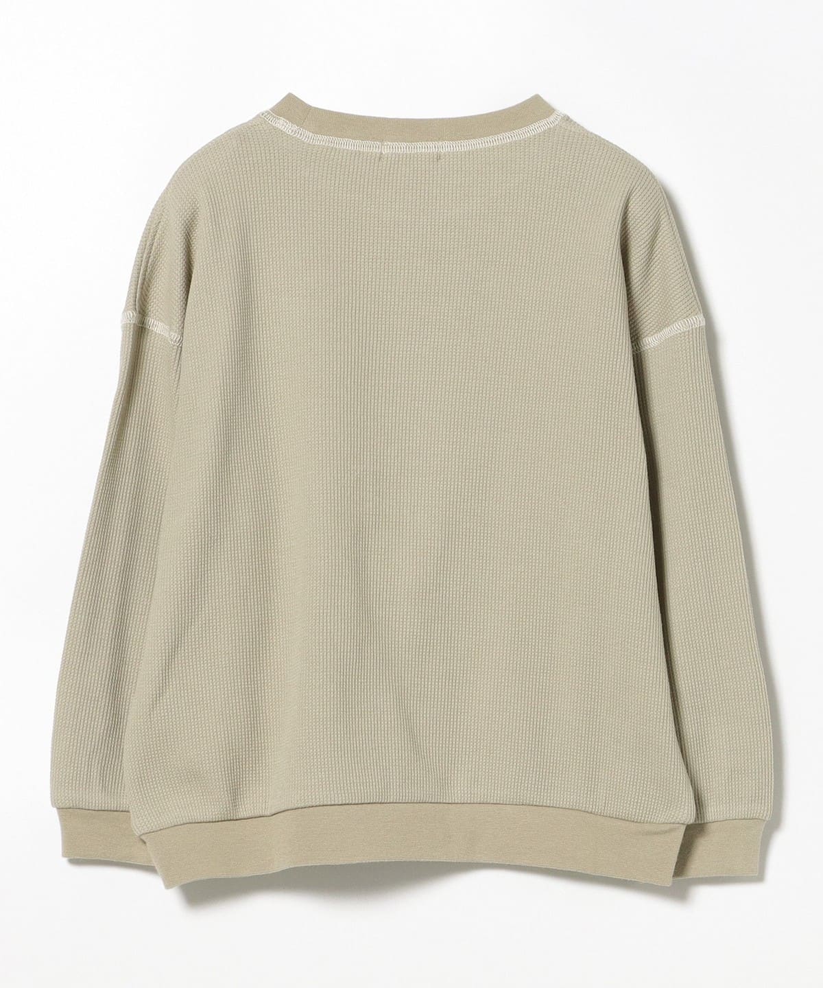BEAMS mini（ビームス ミニ）アルファベット ワッフル ロングスリーブ 