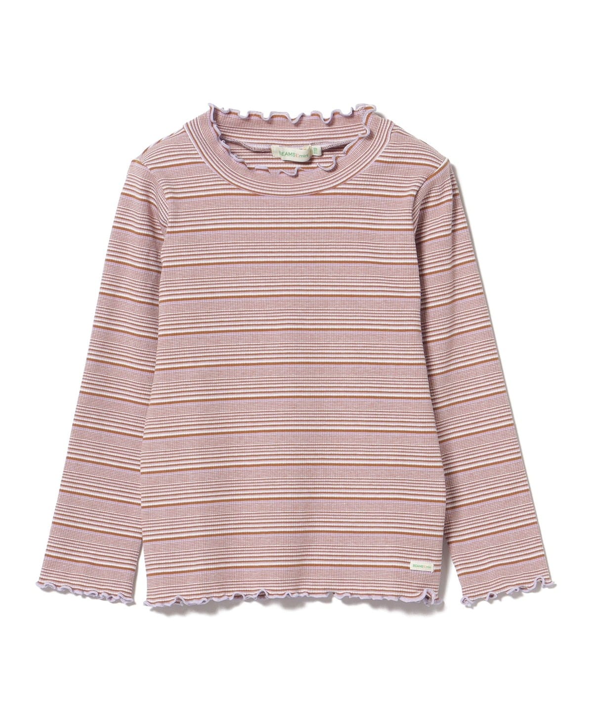 マルチボーダー リブメロー 長袖Tシャツ 2025SS(90 150cm) Tシャツ・カットソー LAVENDER 130 マルチボーダー リブメロー 長袖Tシャツ 2025SS(90 150cm) Tシャツ・カットソー LAVENDER 130