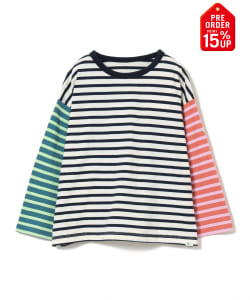 【+15%ポイントUP】ボーダー ロングスリーブ Tシャツ 2025FW（90～140cm）