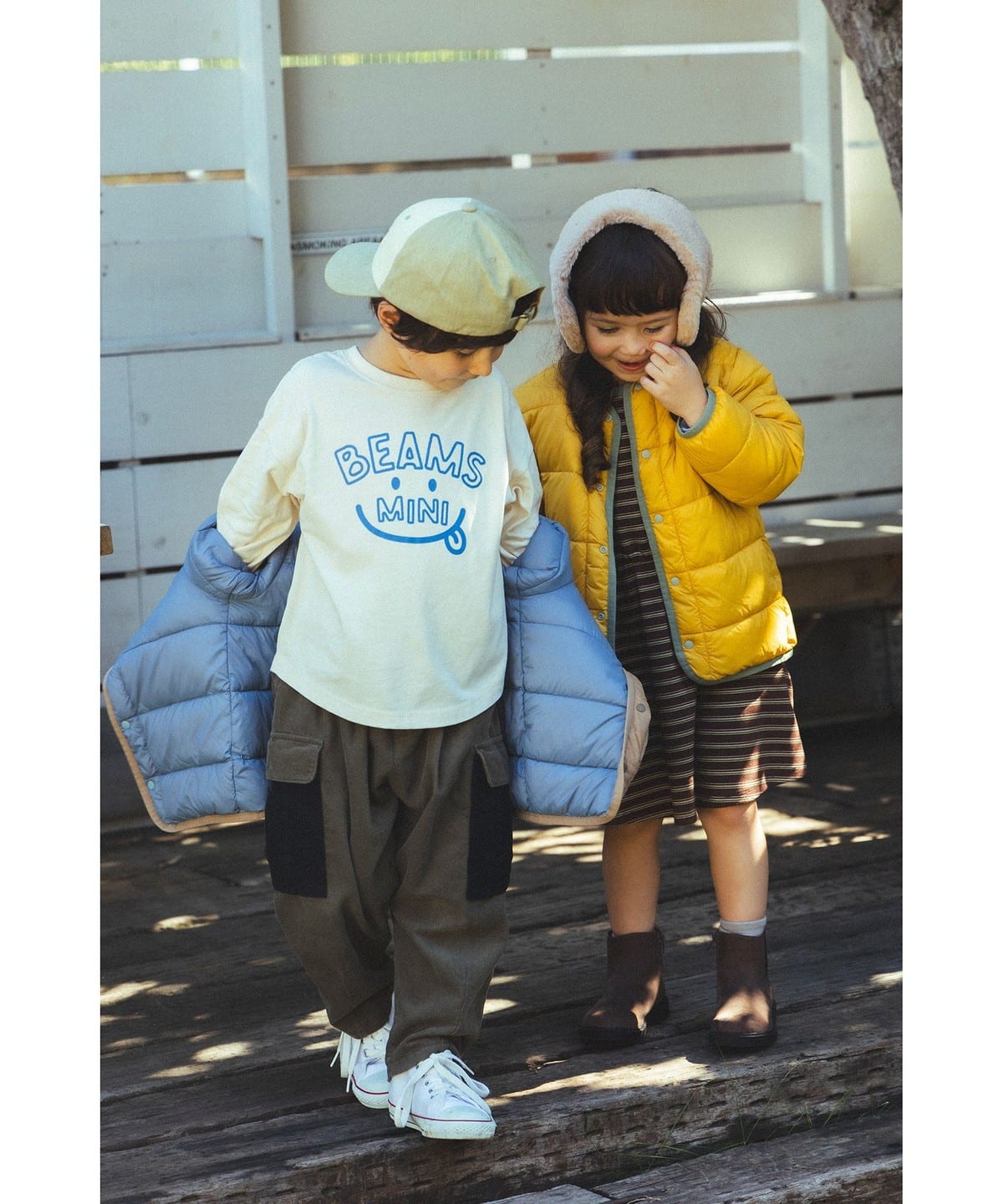 BEAMS mini（ビームス ミニ）【12/4値下げ】スマイルロゴ ビッグ