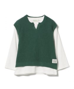 ニットベスト＆ロングスリーブ Tシャツ セット 2025FW（90～150cm）