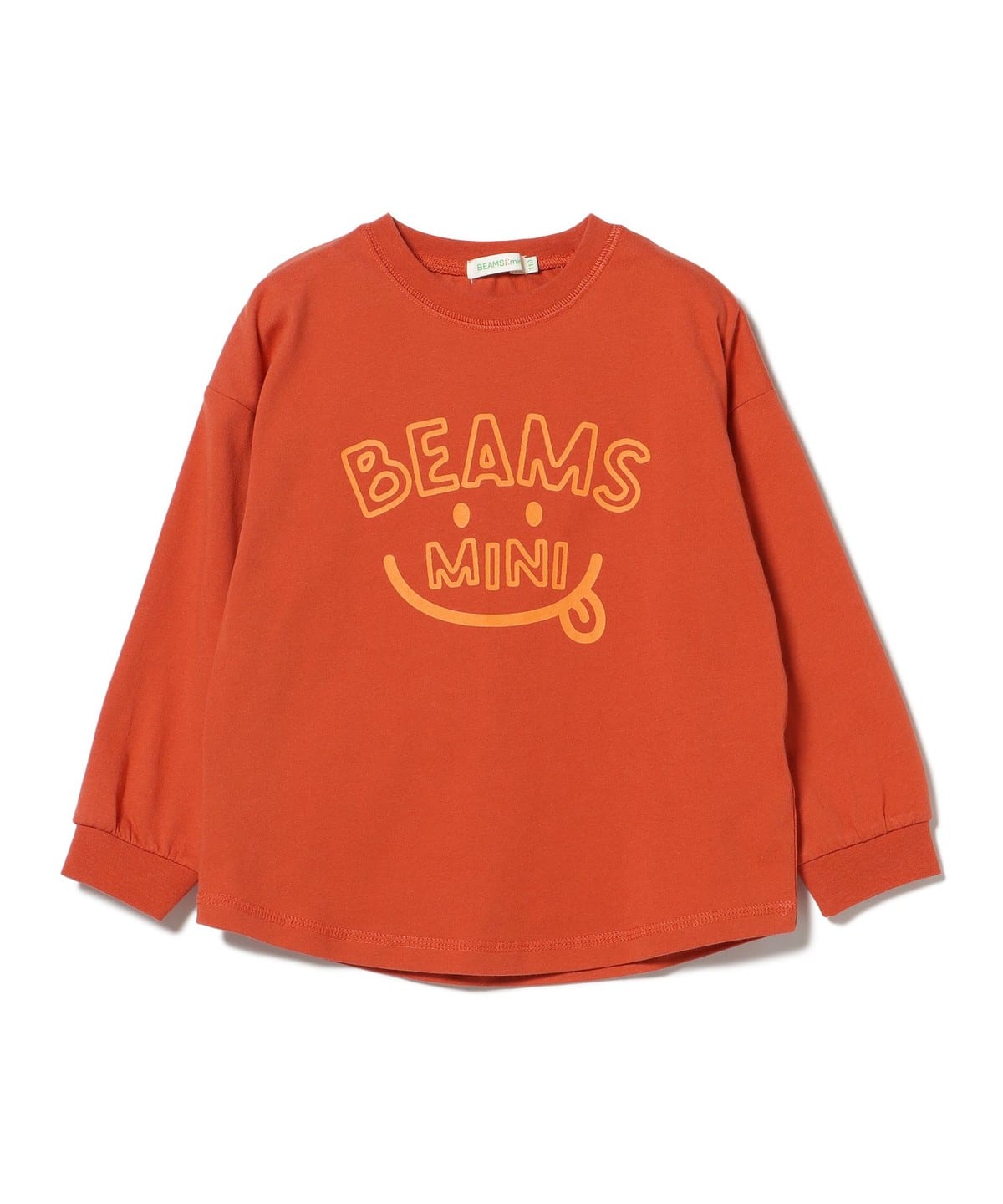 BEAMS mini（ビームス ミニ）スマイル ビッグ ロングスリーブ Tシャツ