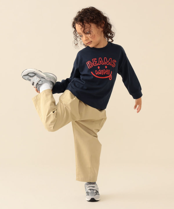 【10%OFFクーポン対象】スマイル ビッグ ロングスリーブ Tシャツ 2026FW（90～140cm）