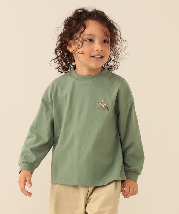 【10%OFFクーポン対象】アニマル HIP ロングTシャツ 2026FW（90～140cm） Model：H112（cm）Size：110