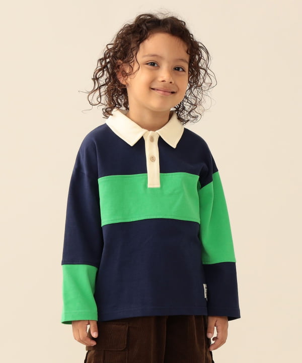 【WEB限定】 橄欖球衫2026FW (90~140cm) Model:H111 (cm) Size:110