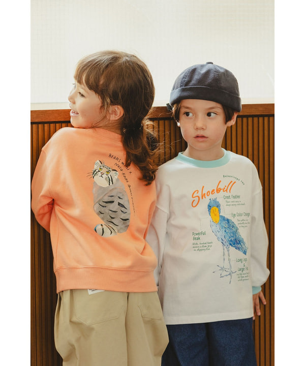 【COLLABORATION】那須どうぶつ王国・神戸どうぶつ王国 / 博士 ロングスリーブ Tシャツ 2026FW（100～140cm）