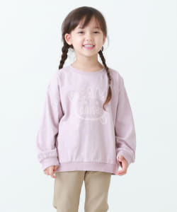 BEAMS mini / 童裝 微笑 LOGO 寬版 長袖 T恤 21FW (90～130㎝)