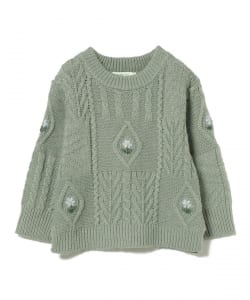 BEAMS mini / 童裝 拼接 針織衫 23FW（90～150cm）