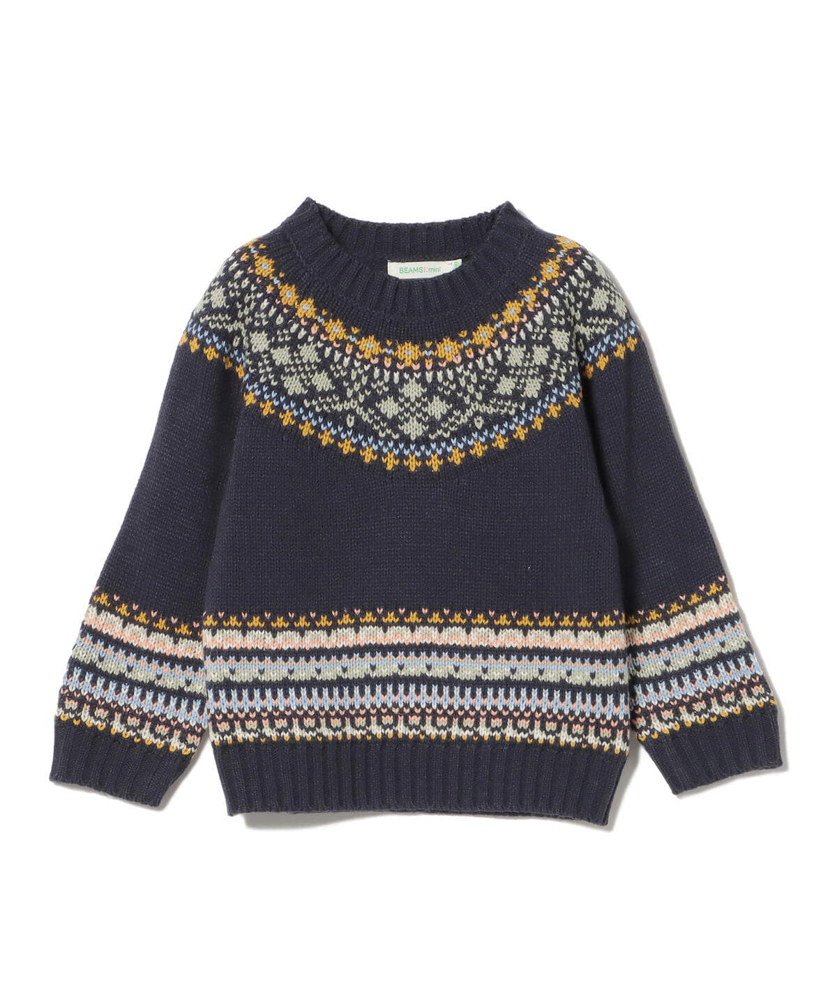 BEAMS mini BEAMS mini Outlet] BEAMS mini / Nordic knit pullover