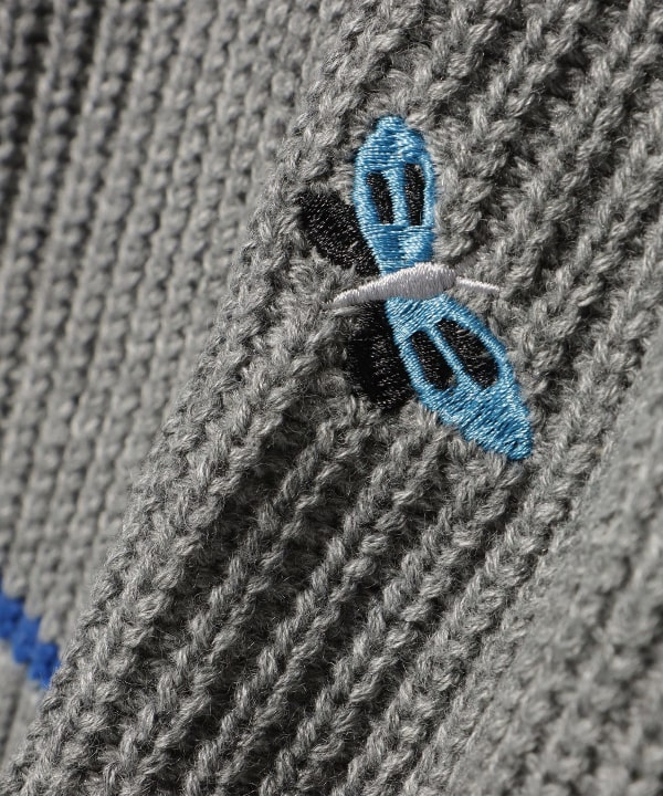 BEAMS 鳥と犬刺繍 ニット S f480d96a2d712b8fb8bdf5fead3761