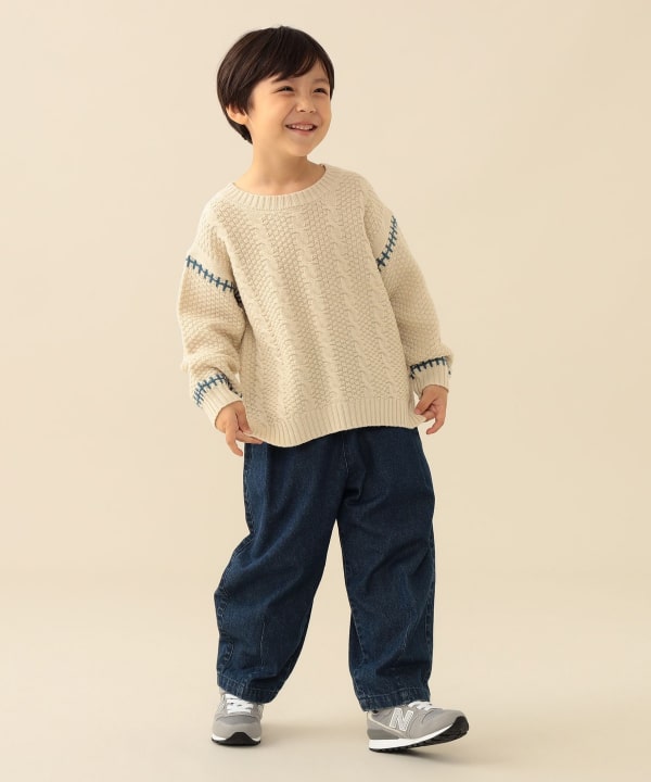 ケーブルニットプルオーバー 2026FW （90～150cm）