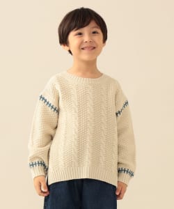 ケーブルニットプルオーバー 2026FW （90～150cm）