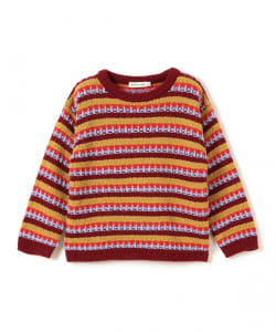 Openwork striped knit sweater 2026FW (90-140cm)