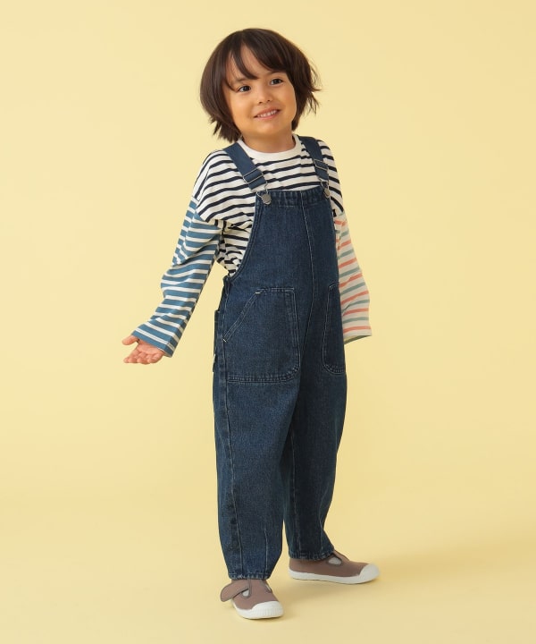 ブランド通販サイトをすべて BEAMS mini（ビームス ミニ）ポケット キャンプ サロペット （90 サロペット・オーバーオール・オールインワン