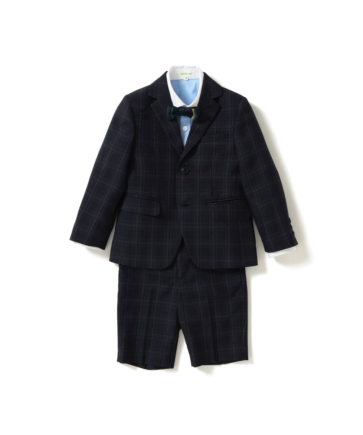 【タイムセール】セレモニー スーツセット (110 130cm) スーツ・ネクタイ NAVY CHECK 130 【タイムセール】セレモニー スーツセット (110 130cm) スーツ・ネクタイ NAVY CHECK 130