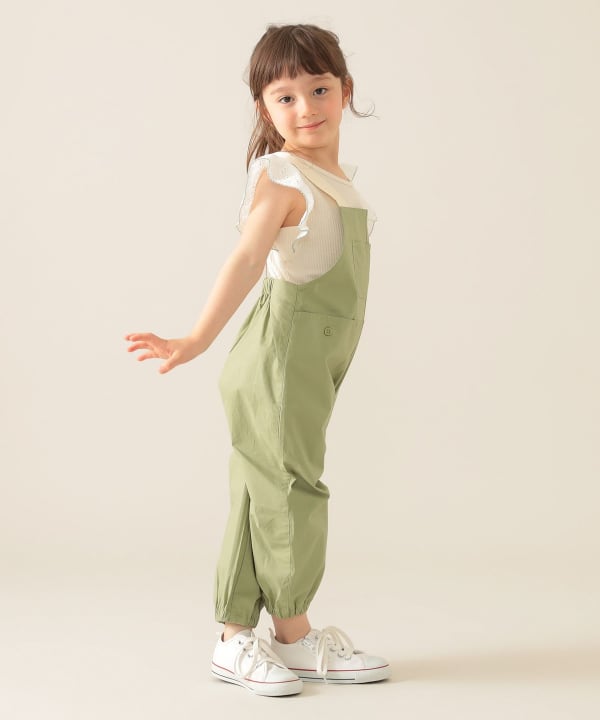 BEAMS mini（ビームス ミニ）ポケット キャンプ サロペット