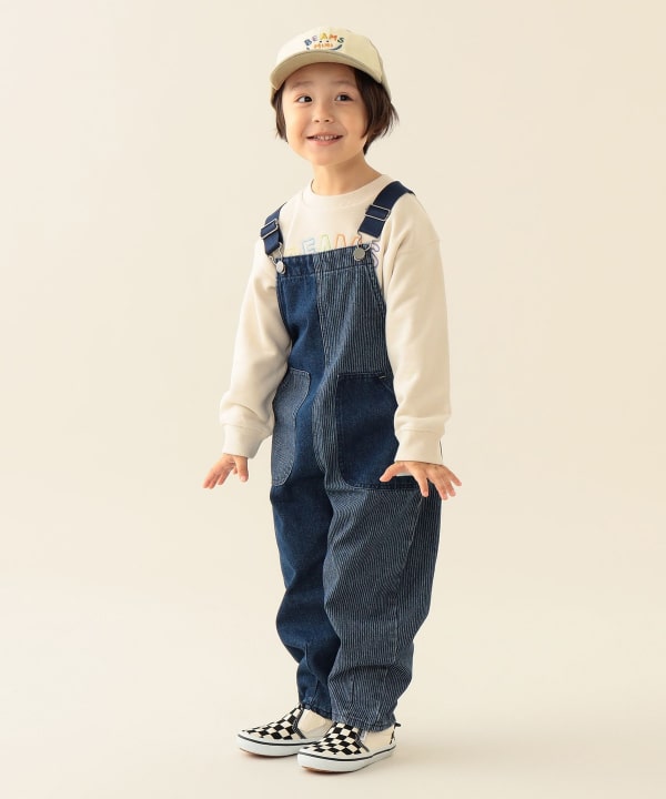 ビームス　サロペット　新品未使用 BEAMS mini（ビームス ミニ）△キャンプ サロペット 2025FW（90～150cm