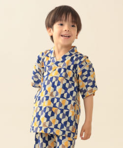 幾何学柄 甚平 2026SS（90～130cm）