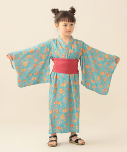 フラワー柄 浴衣 2026SS（90～130cm）