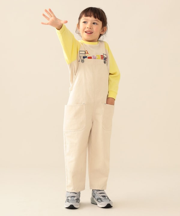 【10%OFFクーポン対象】テープ ショルダー サロペット 2026SS（90～150cm） Model：H112（cm）Size：110