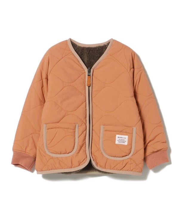 BEAMS mini（ビームス ミニ）BEAMS mini / ボア リバーシブル ノーカラーブルゾン 22（90～150㎝）（ブルゾン  ブルゾン）通販｜BEAMS