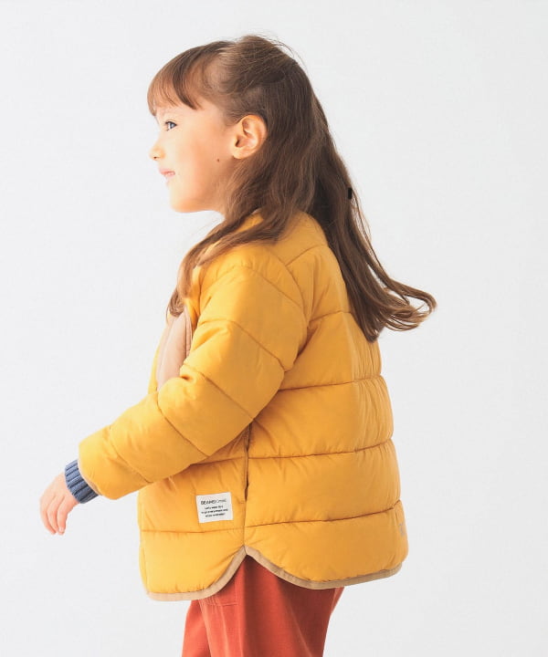 BEAMS mini（ビームス ミニ）機能綿 ノーカラー ブルゾン （90