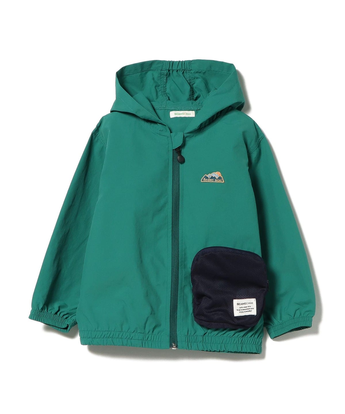 BEAMS mini (BEAMS mini) Water-repellent pocketable blouson 24SS (90-150cm)  (blouson blouson) for sale BEAMS