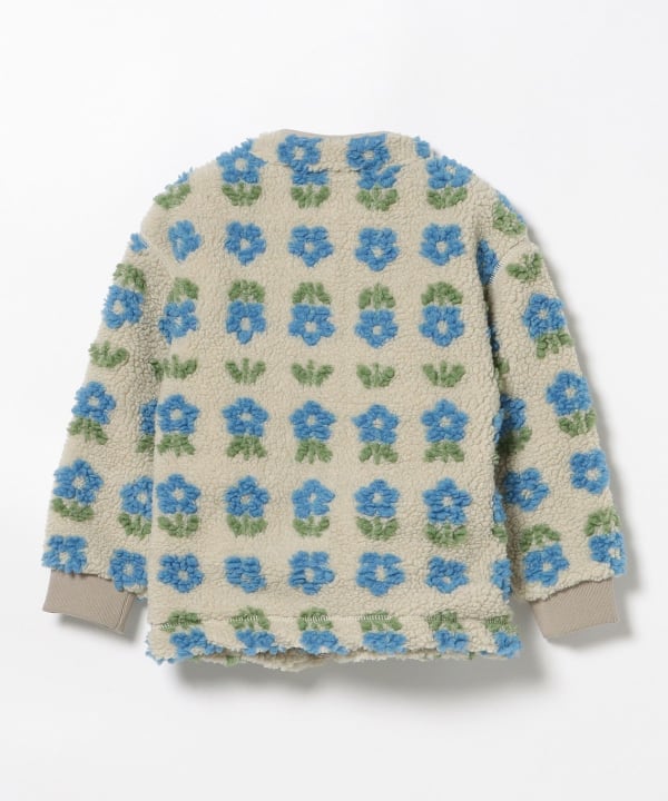 BEAMS mini（ビームス ミニ）ジャカード ボア ブルゾン（90