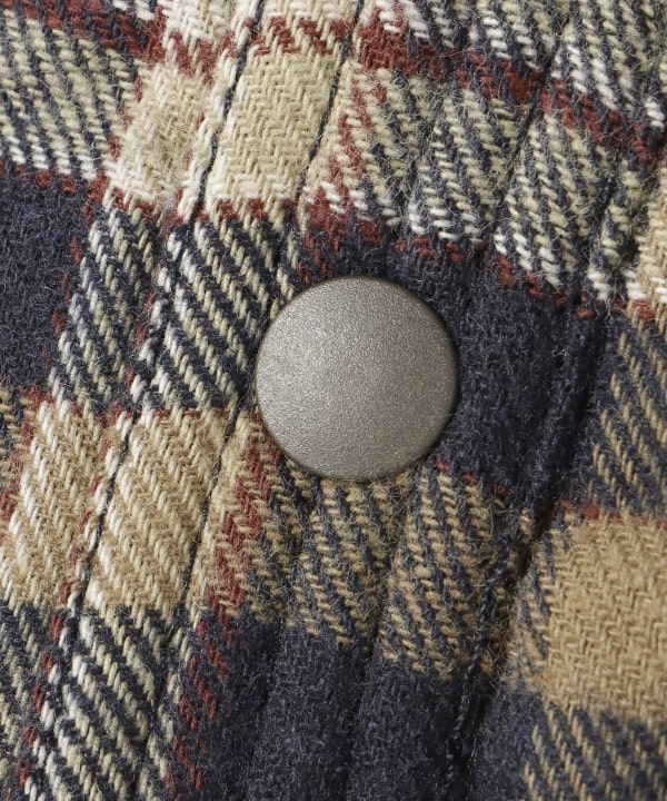 BEAMS mini（ビームス ミニ）裏ボア チェック カバーオール （90