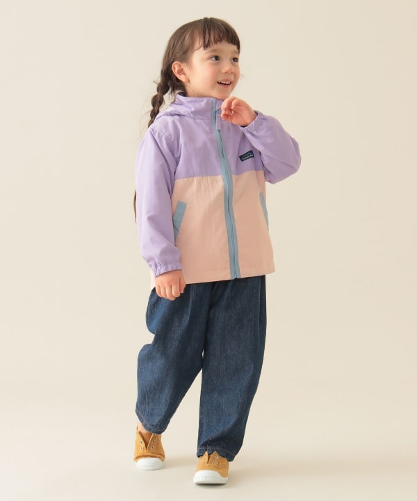 BEAMS mini（ビームス ミニ）フード収納 ナイロンブルゾン