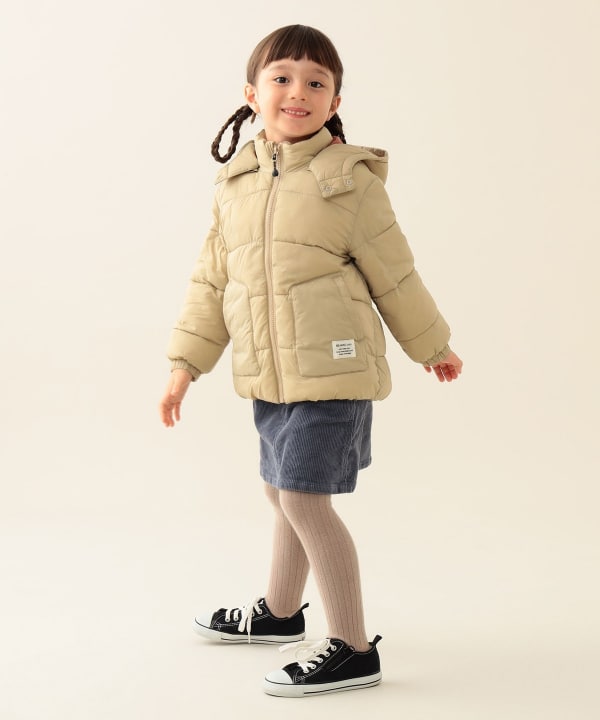 BEAMS mini（ビームス ミニ）機能綿 フード ブルゾン 2025FW（90