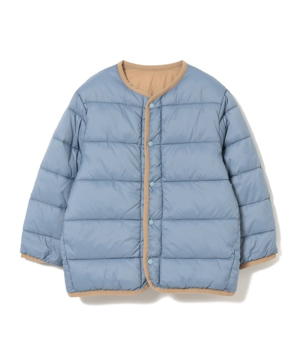 BEAMS mini（ビームス ミニ）中綿 ノーカラー リバーシブル ブルゾン