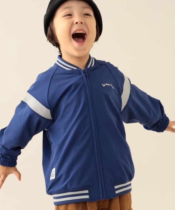 【M】ビームスゴルフ ストレッチ ネイビー アウター ブルゾン 中綿 M】ビームスゴルフ ストレッチ ネイビー アウター ブルゾン 中綿