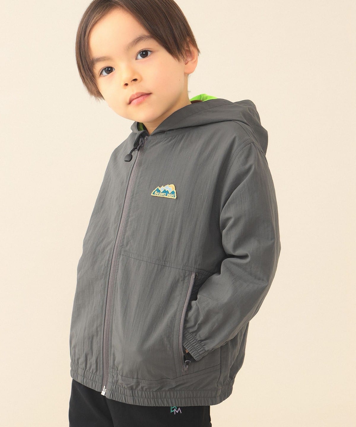 BEAMS mini（ビームス ミニ）撥水 ポケッタブル ブルゾン 2026SS（90