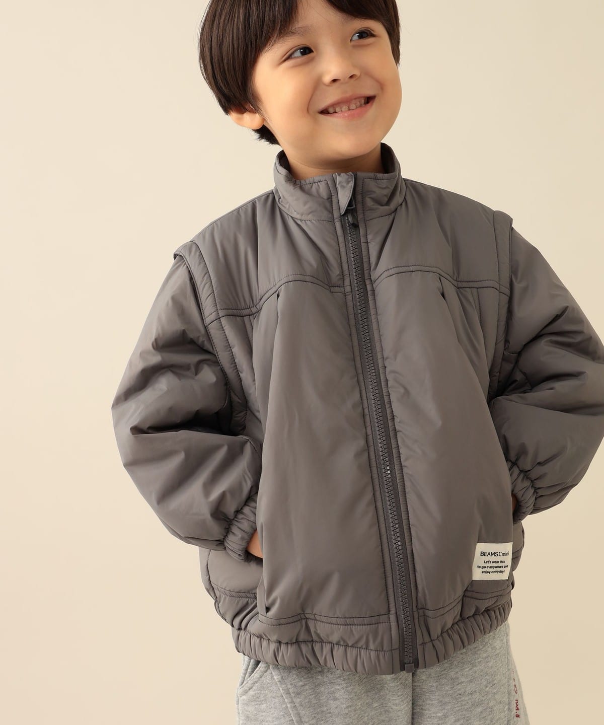2WAY �X���[�u ���O�� �u���]�� 2026FW (90 140cm) �u���]�� CHARCOAL GLAY 90