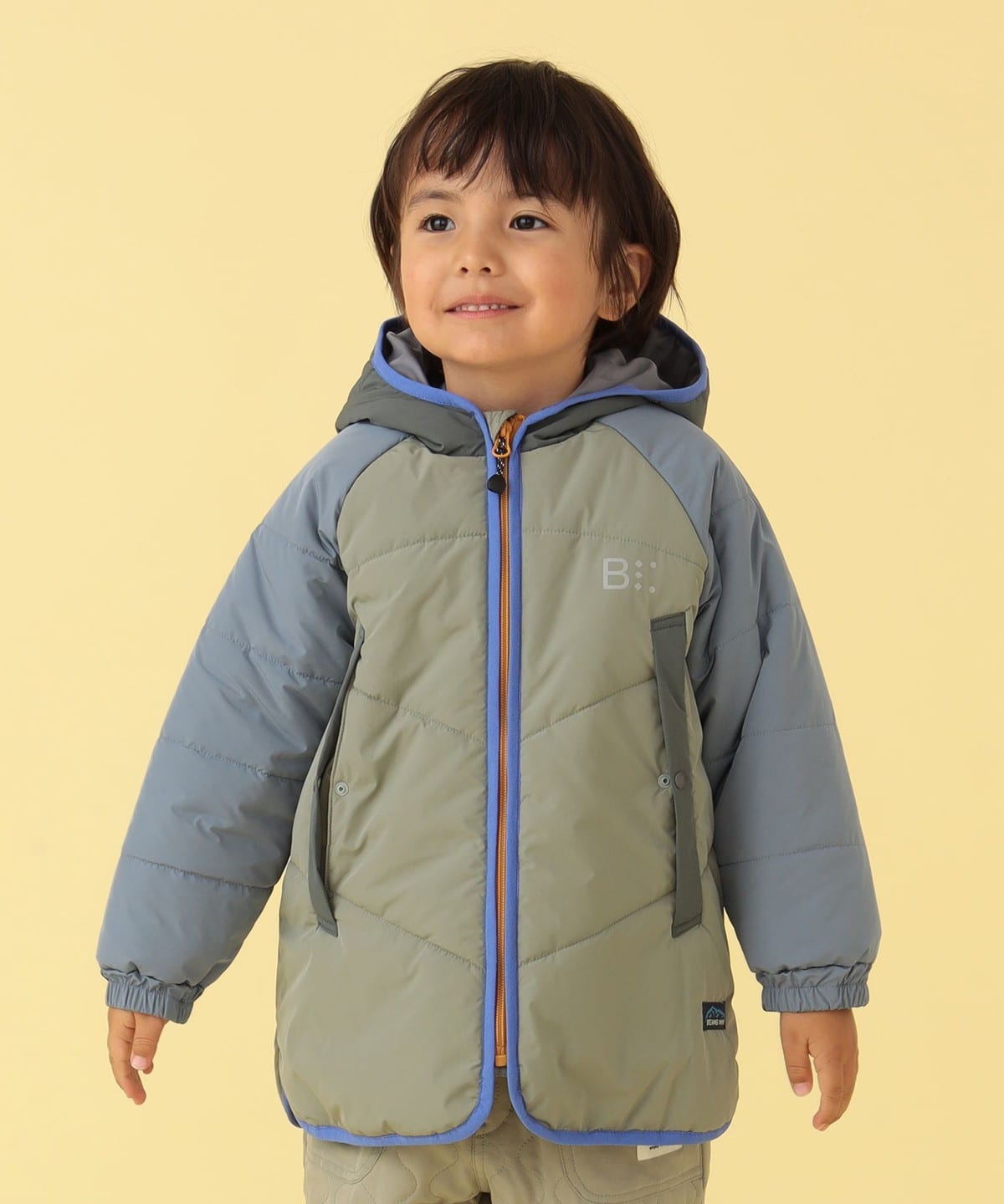 BEAMS mini（ビームス ミニ）マルチカラー 中綿コート（90～150cm  