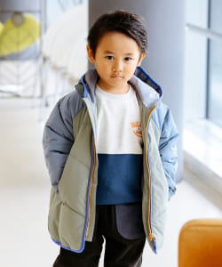 BEAMS mini / 童裝 多彩 鋪棉 大衣 23（90～150cm）