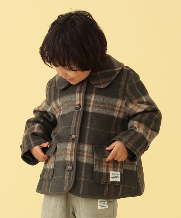 BEAMS mini（ビームス ミニ）【アウトレット】BEAMS mini / 2way カラー メルトン コート （90～150cm）（コート その他 コート）通販｜BEAMS