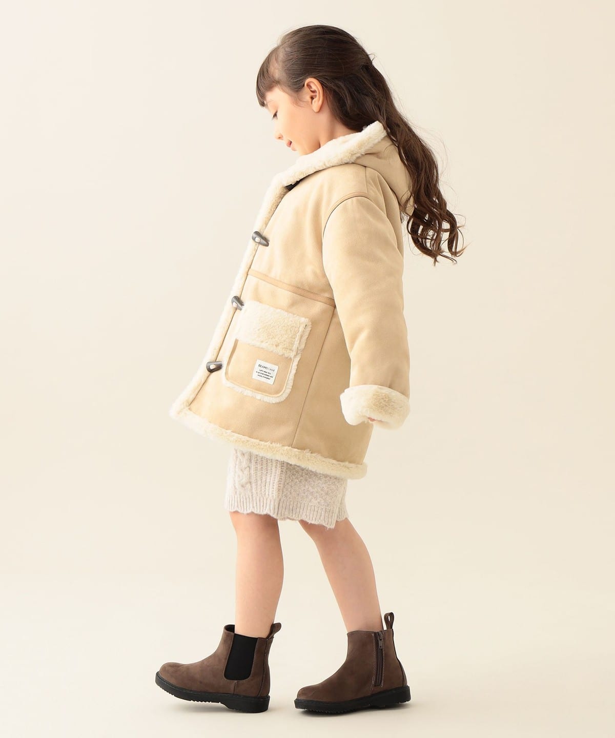 BEAMS ムートンコート キャメル BEAMS+ コート ムートンコート BEAMS PLUS / ムートン ランチ