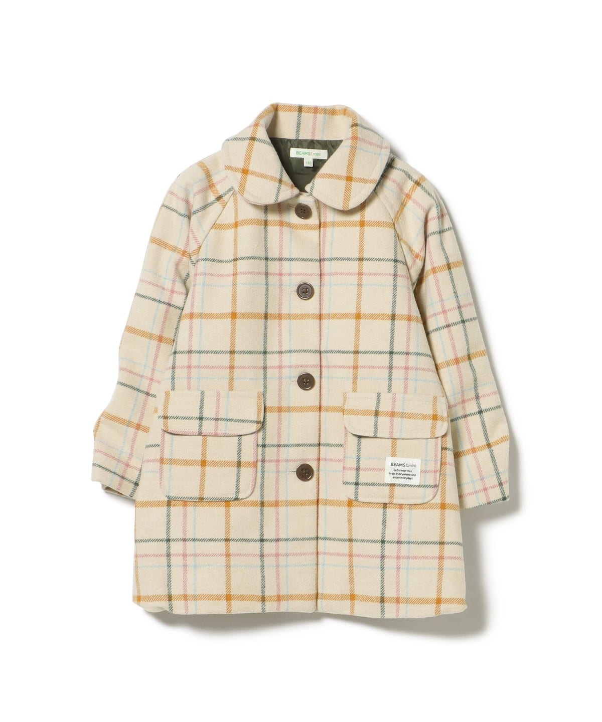 BEAMS mini（ビームス ミニ）チェック柄 コート（90～140cm）（コート