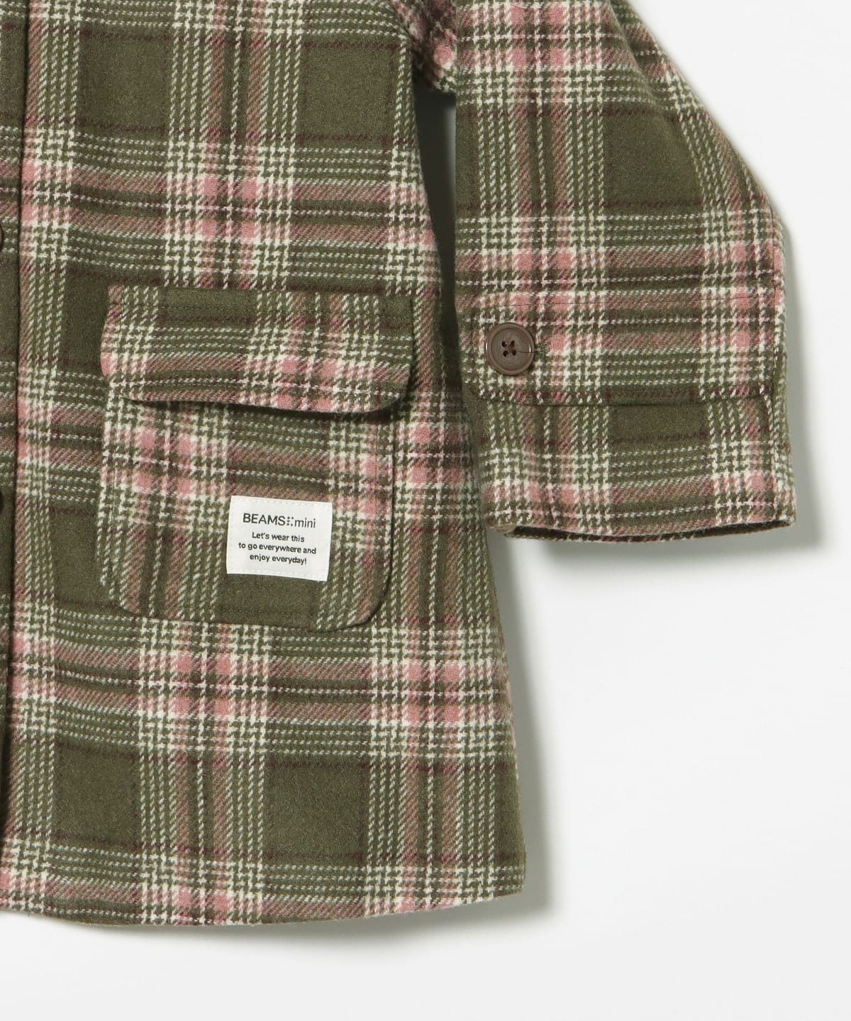 BEAMS mini（ビームス ミニ）チェック柄 コート（90～140cm）（コート