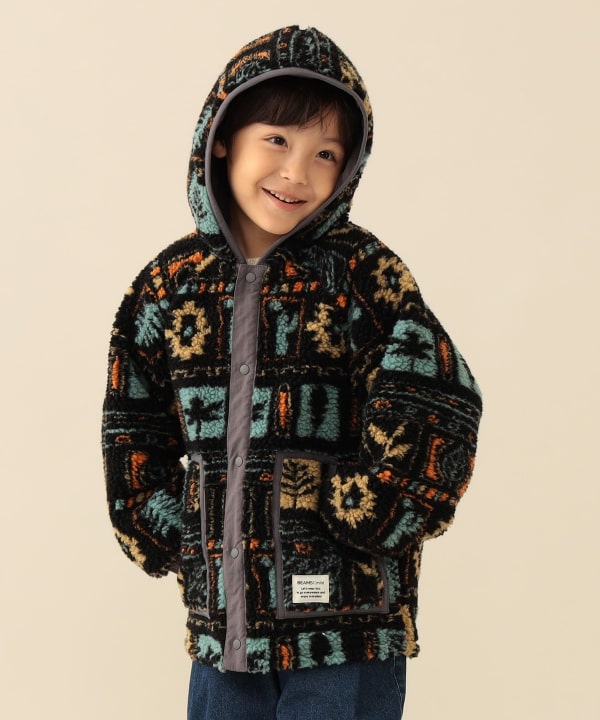 リバーシブル ボア フードコート 2026FW（90～140cm） Model：H112（cm）Size：110
